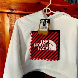 North face crop hoody